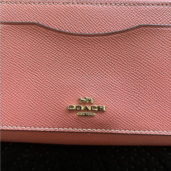 Coach Pink Leather Women's Wallet - Picture 7 of 7